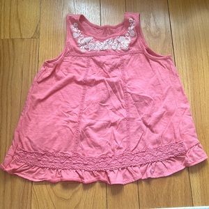 Coral tank top for girls